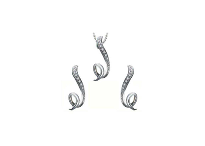 Rhodium Plated | Fashion Pendant Sets